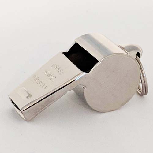 Economy Nickel Plated Whistle 