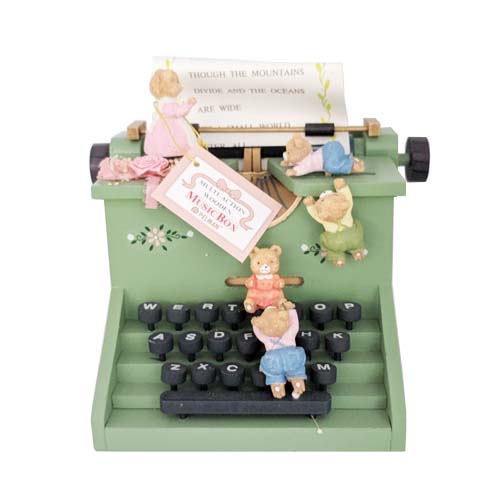 Music Box Bear Typewriter by Pelman