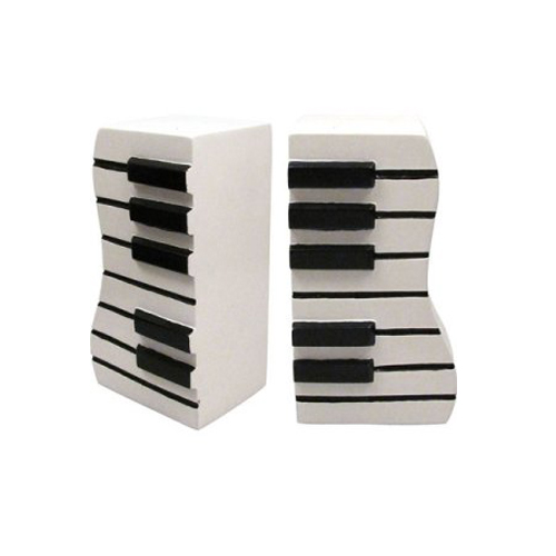 Piano Keyboard Bookends