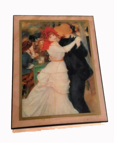 Renoir's Dance at Bougival Music Box by Ercolano