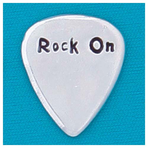 Rock on Guitar Pick by Basic Spirit