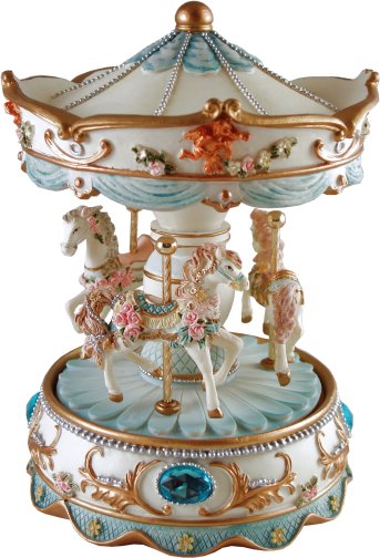 Sapphire trimmed in Blue by Carousels of Distinction