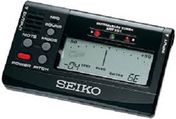 Tuner - Digital Guitar and Bass - Seiko 