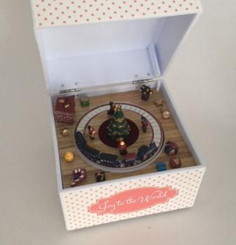 Joy to the World Mr Christmas Embellished Music Box