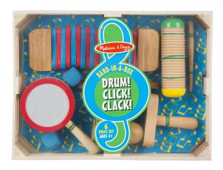 Melissa and Doug's Drum Click Clack Bank-in-a-Box