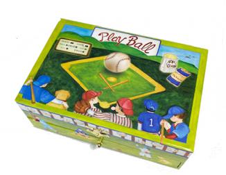 Enchantmints Baseball Treasure Music Box