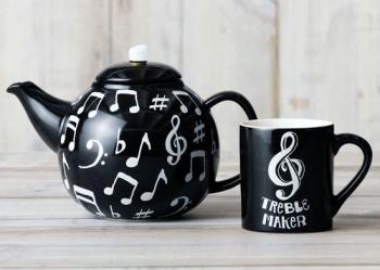 TrebleMaker Teapot and Mug