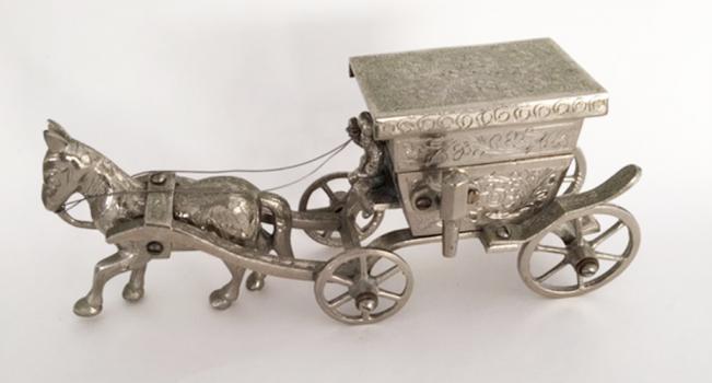 Zimbalist Silver on Brass Wagon with Burrow