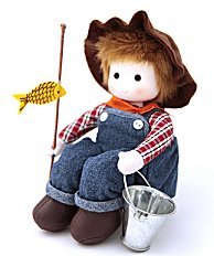 Musical Dolls - Gone Fishin' Country Doll