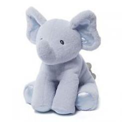 Plush Bubbles Elephant in Blue by Gund