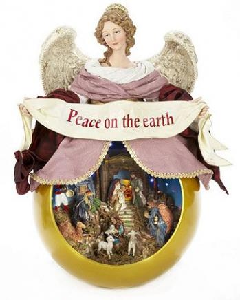 Christmas Angel Musical Ball