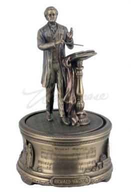 Bronze Wagner Bridal Chorus Music Box