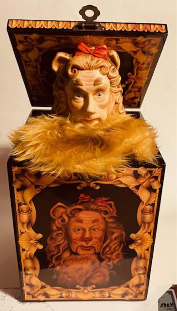Cowardly Lion Jack in the Box by Enesco