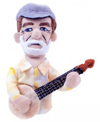 Pete Seeger Magnet and Finger Puppet 