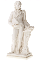 Statuette of Mozart Italian Handcrafted