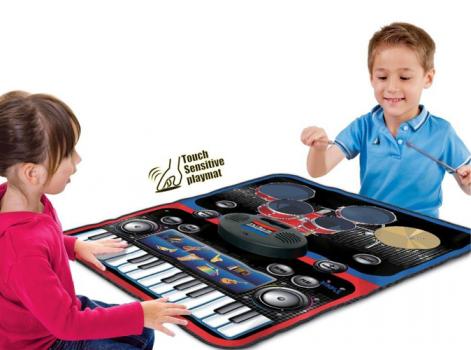 2 in 1 music jam playmat