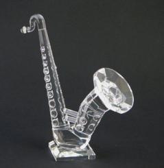 crystal Saxophone Figurine