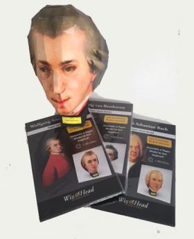 Wiz Head Puzzles, Bach Beethoven and Mozart