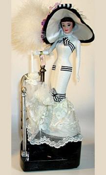Barbie as Eliza Doolittle at Ascot  Music Box Figurine