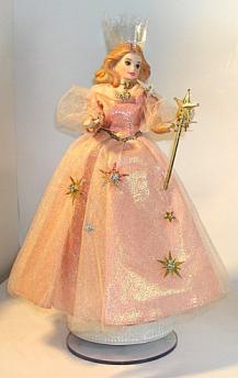 Vintage Barbie as Glinda (the good witch from Wizard of Oz) Musical Figurine