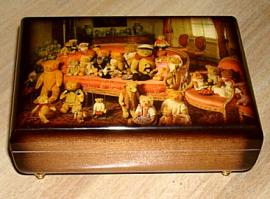 Teddy Bear Collector's Musical Box