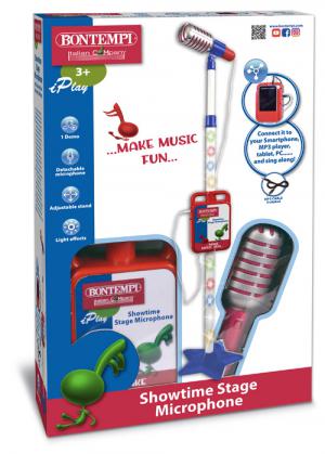 Bontempi Microphone setup shown as it comes in box