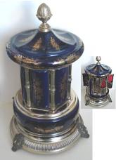 Musical Cobalt Blue Carousel Circa 1970