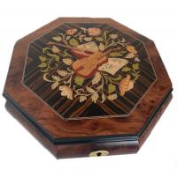 Instrument Inlay on Octagon Music Box