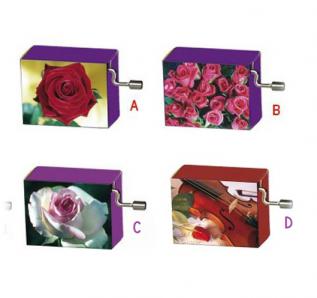 Hand Crank Set of 4 Rose Patterns 