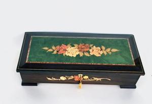 Extra Large Vintage Italian Musical Jewelry Chest 