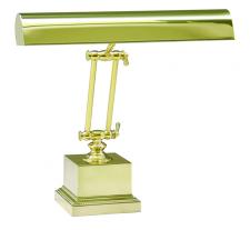 Lamp polished brass with large cubed base