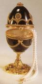 Black Jeweled Musical Egg