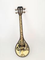 vintage plastic bouzouki music box