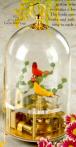 Singing Birds in Cage-Lucite - Two