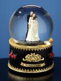 phantom and christine  water globe