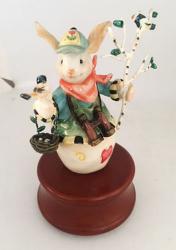 Bunny Bird Watcher Figurine