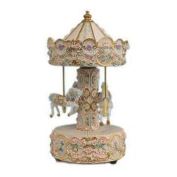 Vintage carousel with horses Music Box.