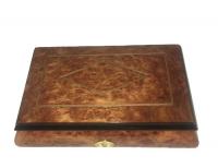 High Gloss Diamond Shape Italian Inlaid Music box