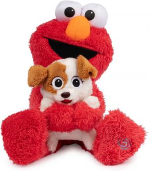 Elmo with Puppy named Tango from Sesame Street