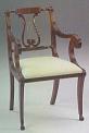 Lyre Dining Chair with Arm
