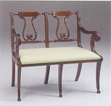 Lyre Loveseat