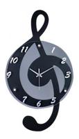 Clever Clock G Clef Design