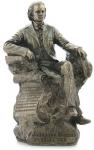 Brahms Bronze Statuette (seated)