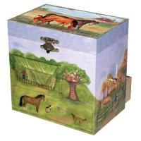 Enchantmints Horse Ranch Musical Case for Small Trinkets