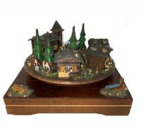 Rotating Swiss Village - Jobin with Reuge Sound of music