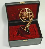 Miniature 6.5" French Horn with Case