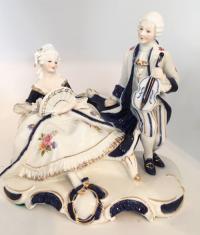 A Musical Moment - Porcelain Couple 