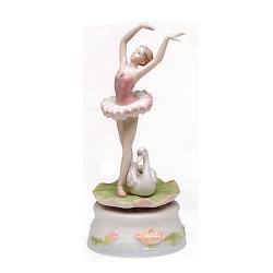 Revolving Ballerina with Swan