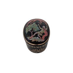 Porcelain Miniature Music Box - Firebird