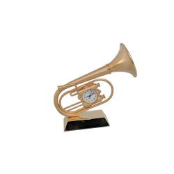 Clock Gold Tuba 